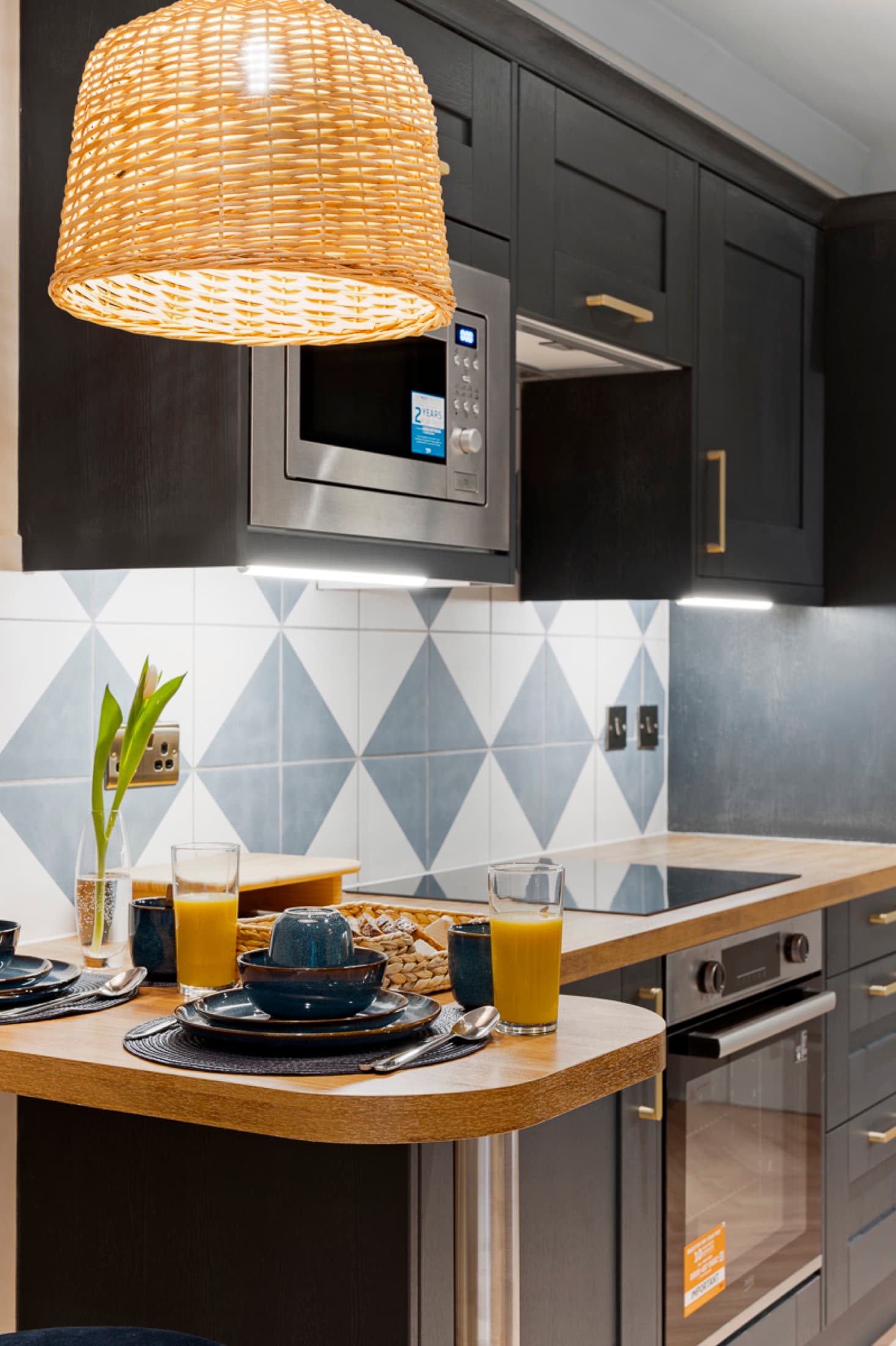 Bright staircase and interior hallway inside a Horizen Haven property